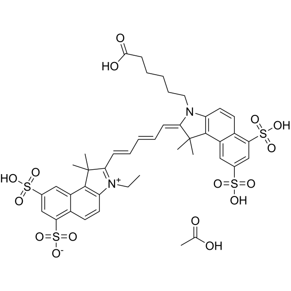 Cy5.5 acetate (Sulfo-Cyanine5.5 acetate)